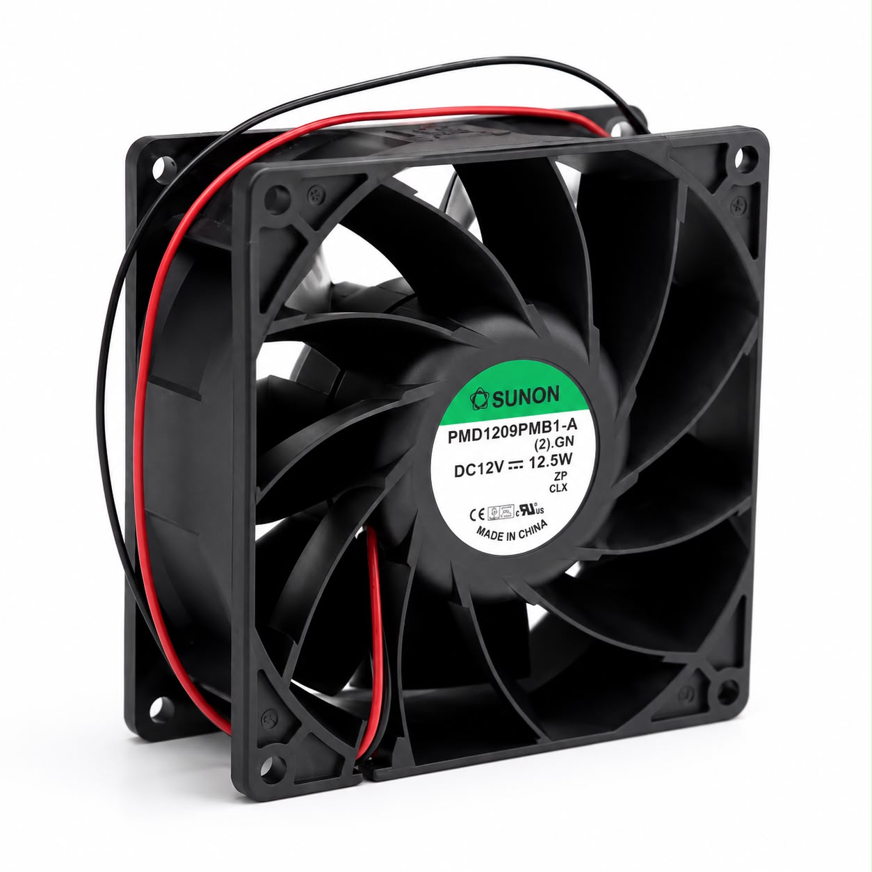 SUNON Industrial DC Cooling Fan | 12V Brushless Exhaust Fan