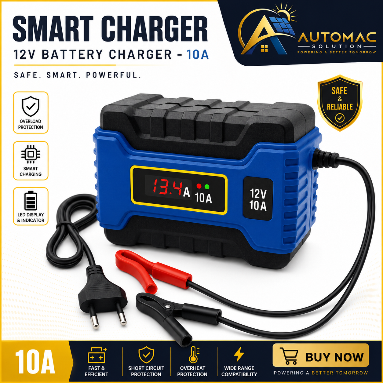 Access 12V 10A smart battery charger